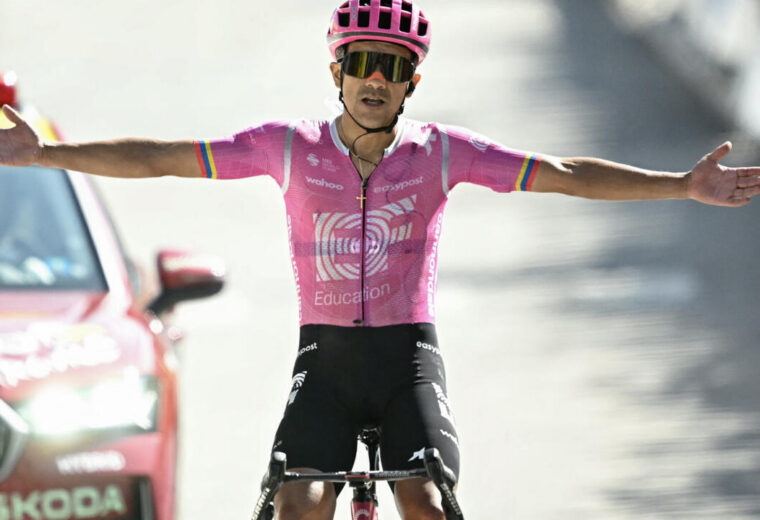 Richard Carapaz s’impose à Orcières-Merlette lors de la 18e étape du Tour