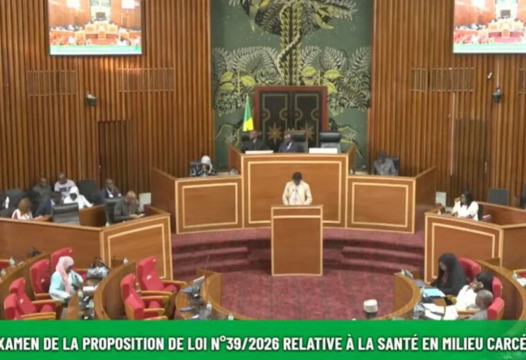 Assemblée : suivez en direct l’examen de la loi sur la santé en milieu carcéral (Senego TV)