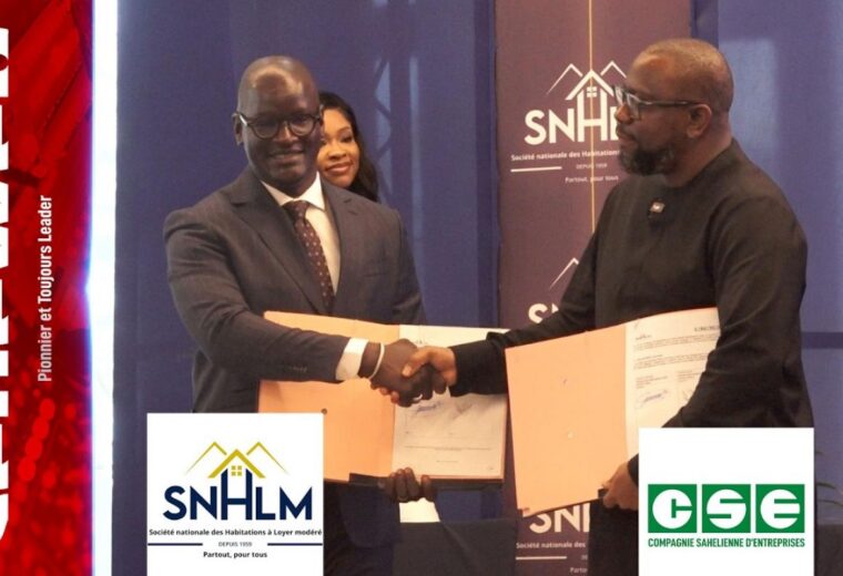 Immobilier : La SN-HLM et la CSE s&rsquo;allient pour un mégaprojet de 64 milliards FCFA aux Maristes