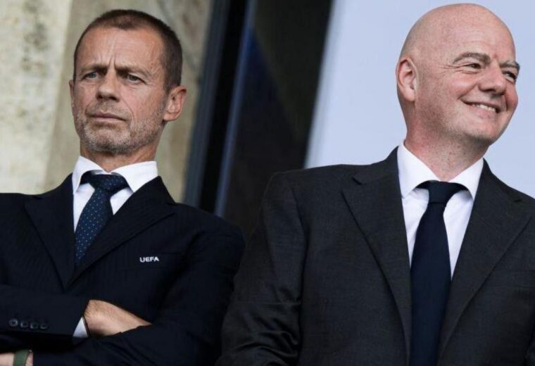 « Le football n&rsquo;a pas besoin d’empereurs » : Le patron de l&rsquo;UEFA revient à la charge contre Infantino