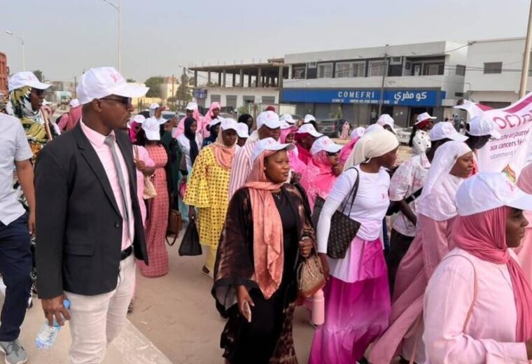 Mauritanie: des ONG marchent dans les rues de Nouakchott pour sensibiliser et dépister les cancers féminins