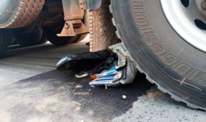 Drame à Mbour 1 : un jeune conducteur de moto Jakarta fauché par un camion