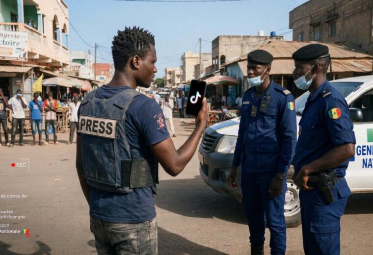 Mbour : le faux journaliste défie la Gendarmerie sur TikTok