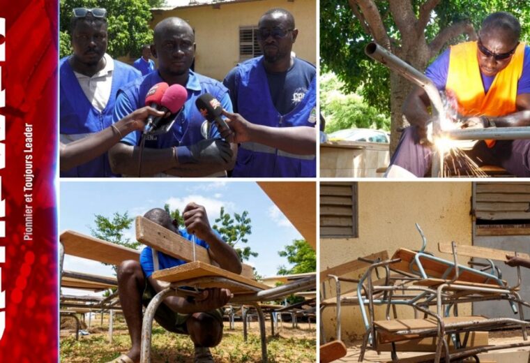 Réhabilitation tables-bancs, conditions d&rsquo;études : Les ouvriers de Thiès au chevet des écoles