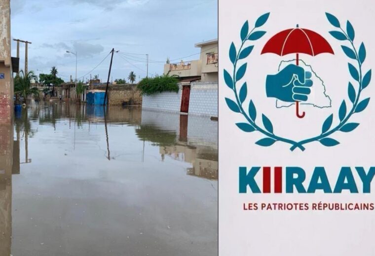 Fortes pluies au Sénégal : Kiiraay Les Patriotes Républicains appelle à la solidarité nationale