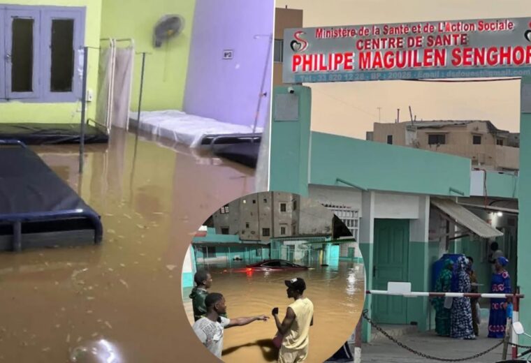 Philippe Maguilen Senghor sous les eaux : jusqu’à 350 millions FCFA de pertes