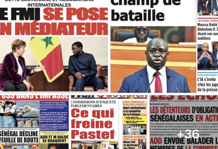 Vieira, anciens DG, mort suspecte… : 5 infos à ne pas manquer sur Seneweb ce matin