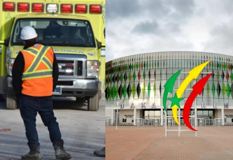 Diamniadio : deux ouvriers meurent dans la chute d&rsquo;une nacelle à la Dakar Arena