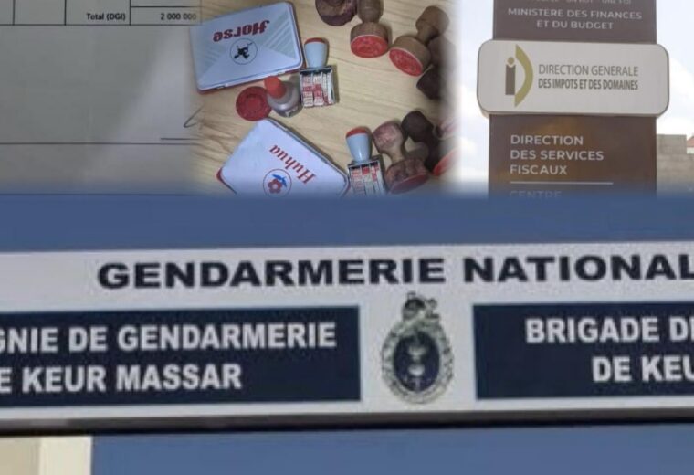 Fausse quittance de la DGID vendue à 2 millions de F CFA à Keur Massar : 2 arrestations, 7 cachets imités dont ceux d&rsquo;un préfet, d&rsquo;un sous-préfet, de maires et du DG des Impôts